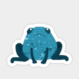 Blueberry Frog Sticker